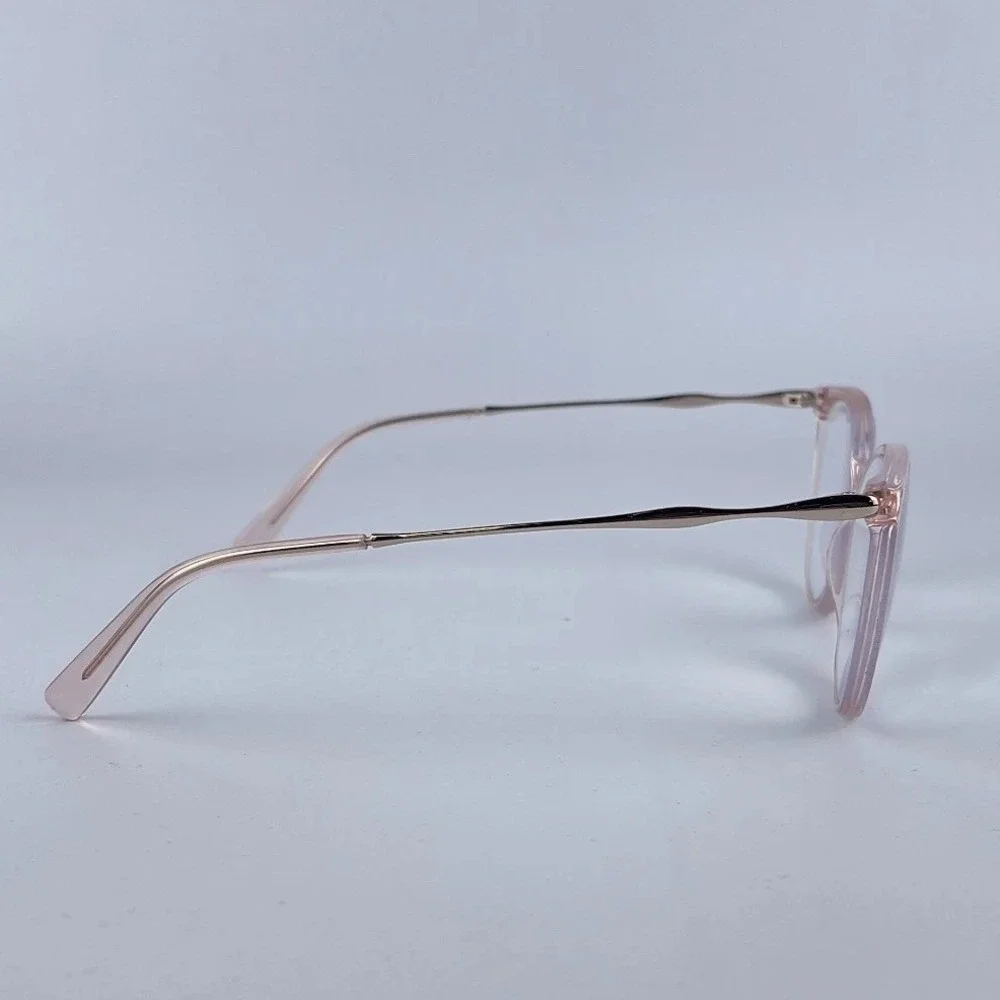 JINS J!NS U012 Women Eyeglasses Frame Rose Gold Cat‎ Eye Full Rim 55-16-144